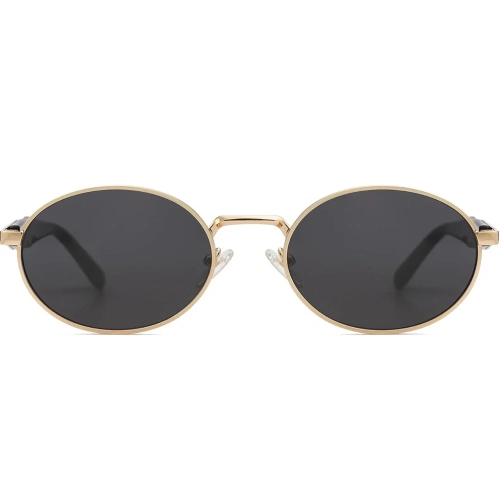 RETRO DARK Gray Oval Sunglasses FOR WOMAN *NEW*